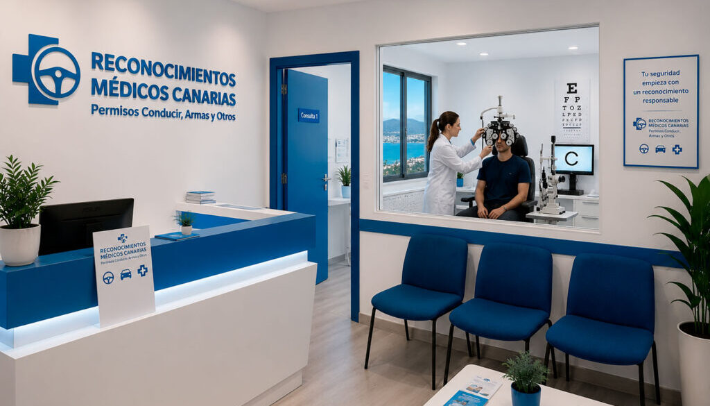 Reconocimiento médico en Canarias para tu carné